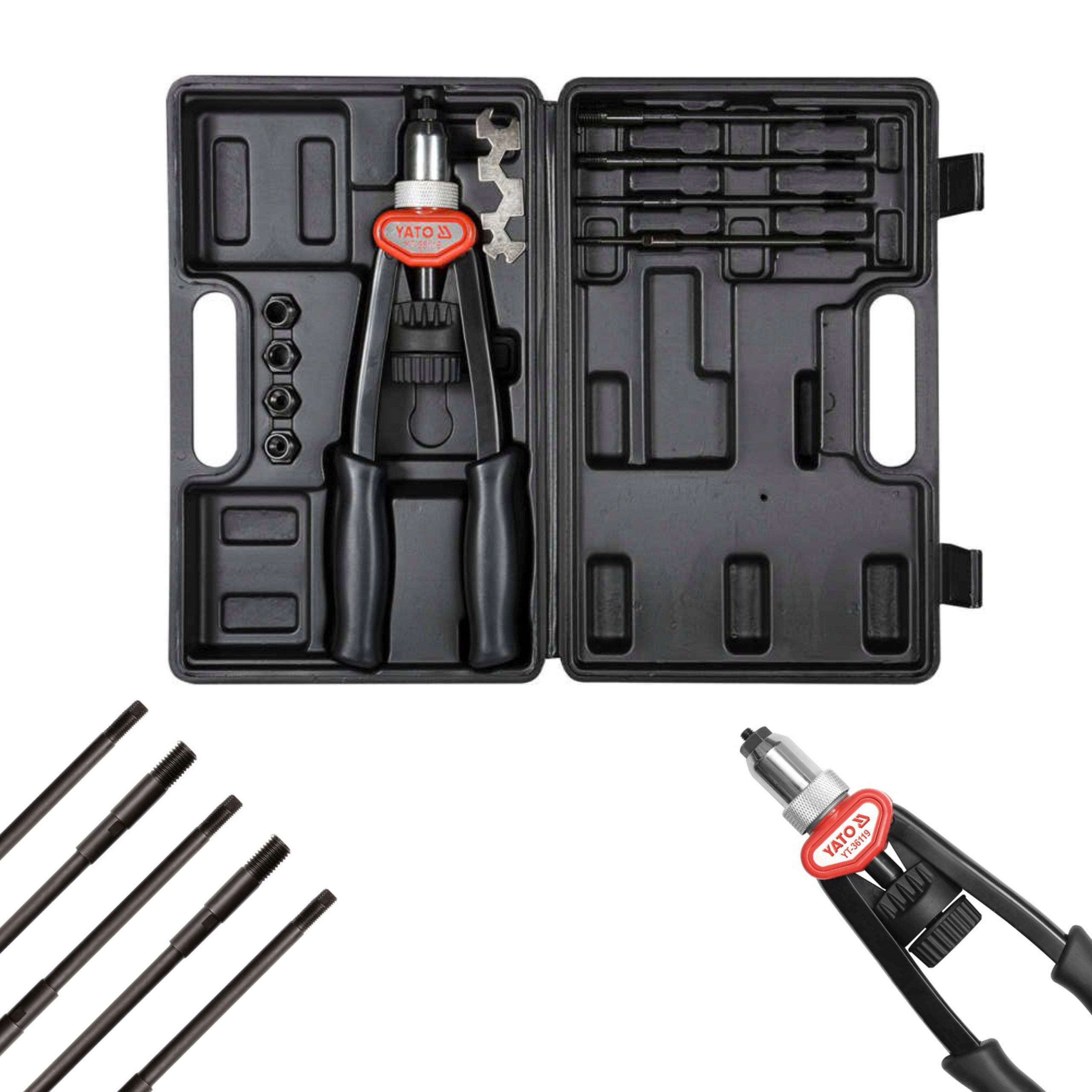 Cleste pentru piulite nituibile M5 - M12, Yato YT-36119 - MiroMoto